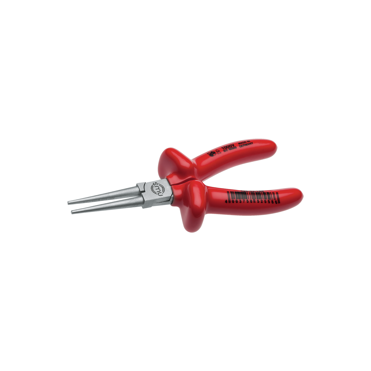 NWS Langbeck-Rundzange 160 mm | Griffe mit 1000V Mehrschichtisolierung nach DIN EN/IEC 60900 | | mit langen, runden Backen Art. Nr. 125-43-160-SB