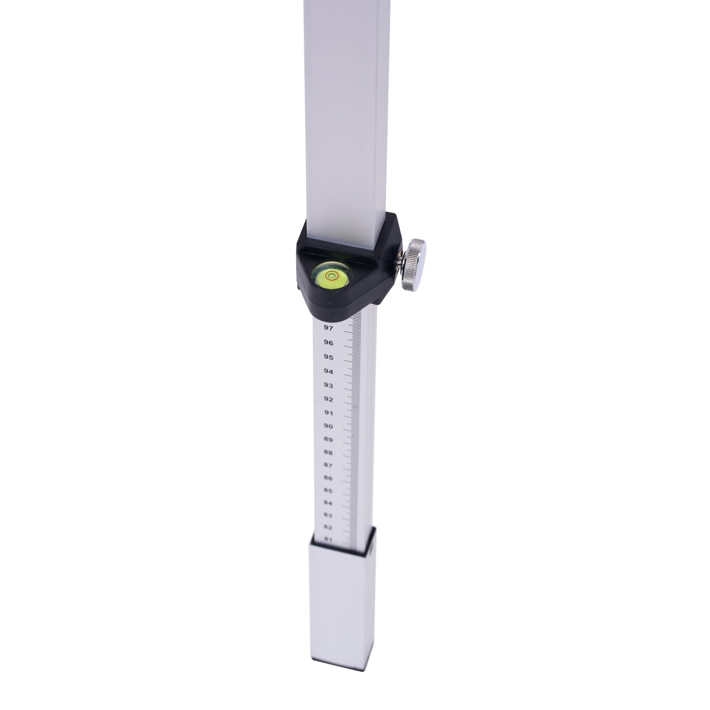 NESTLE Laserlatte mit Gleitadapter-Klemmhebel 130–240 cm – witterungsfestes, leichtes Aluprofil mit Skalen für Niveaudifferenzen ohne Rechnen, inkl. Tasche, PID 18702000 für Rotationslaser, Profi-Set!