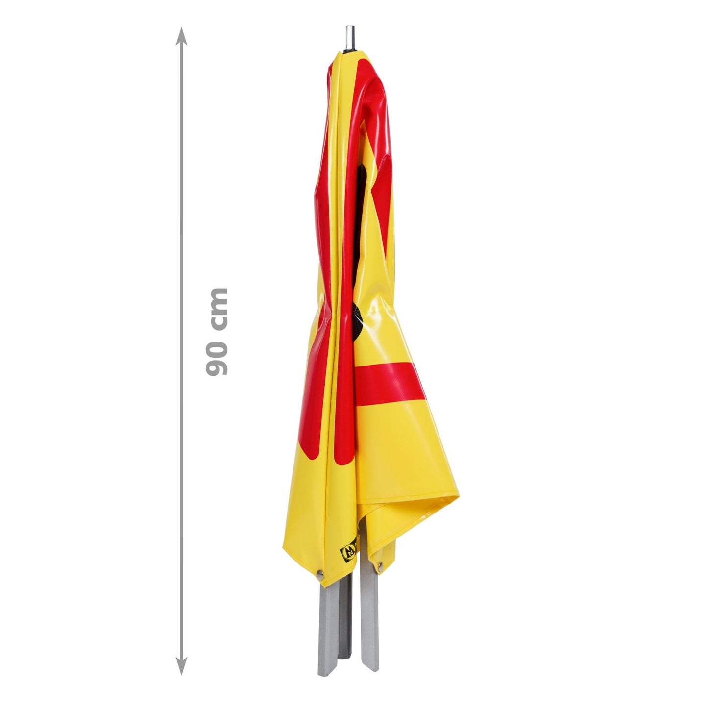 NESTLE Warnpyramide 70 cm, Achtung (VZ101), gelb, mit Feder
