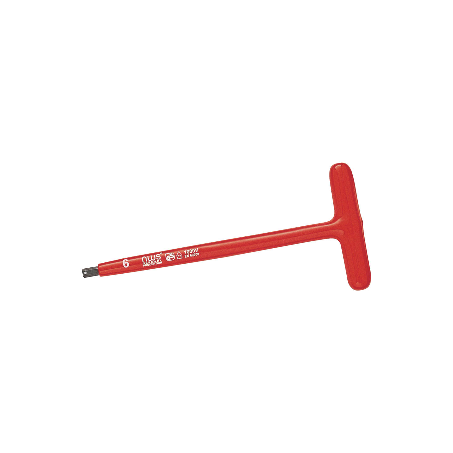 NWS Quergriff-Schraubendreher 4mm für 1000 Volt 2019-4-160 ,für Innensechskantschrauben Länge 160mm Mehrschichtisolierung nach DIN EN/IEC 60900