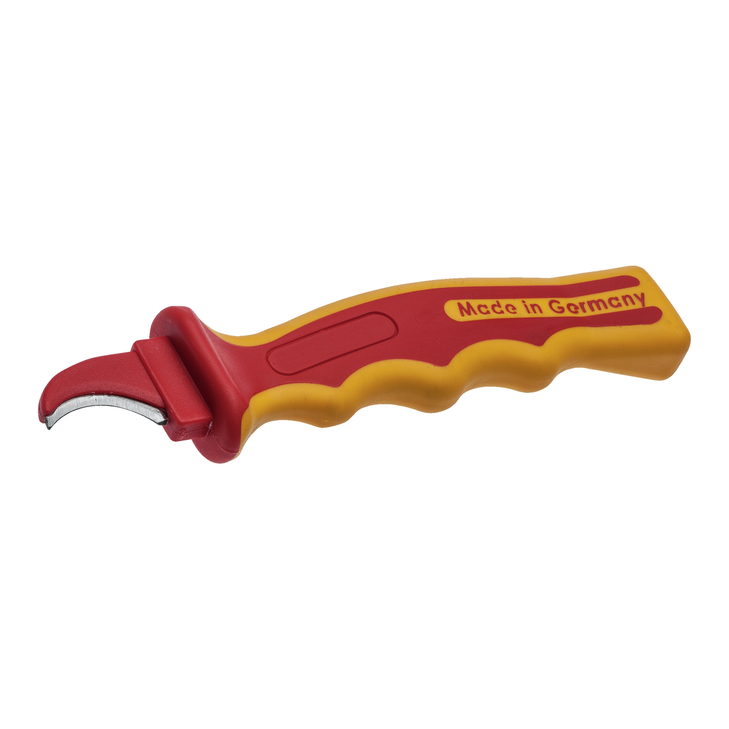 Abmantelungsmesser 2042 K 1000V Ergonomischer Sicherheitsgriff aus zäh elastischem, schlagfesten Kunststoff Isolierung nach DIN EN/IEC 60900