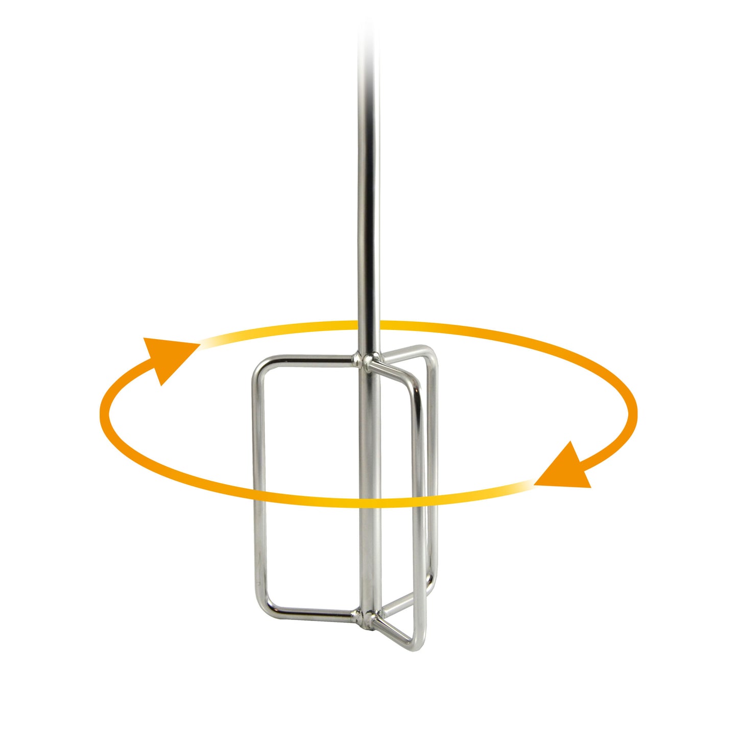 epi Edelstahlrührer MR1 100 SW10 - V2A, 600 mm, Schaft:SW10, ØRührkorb 100mm - Made in Germany