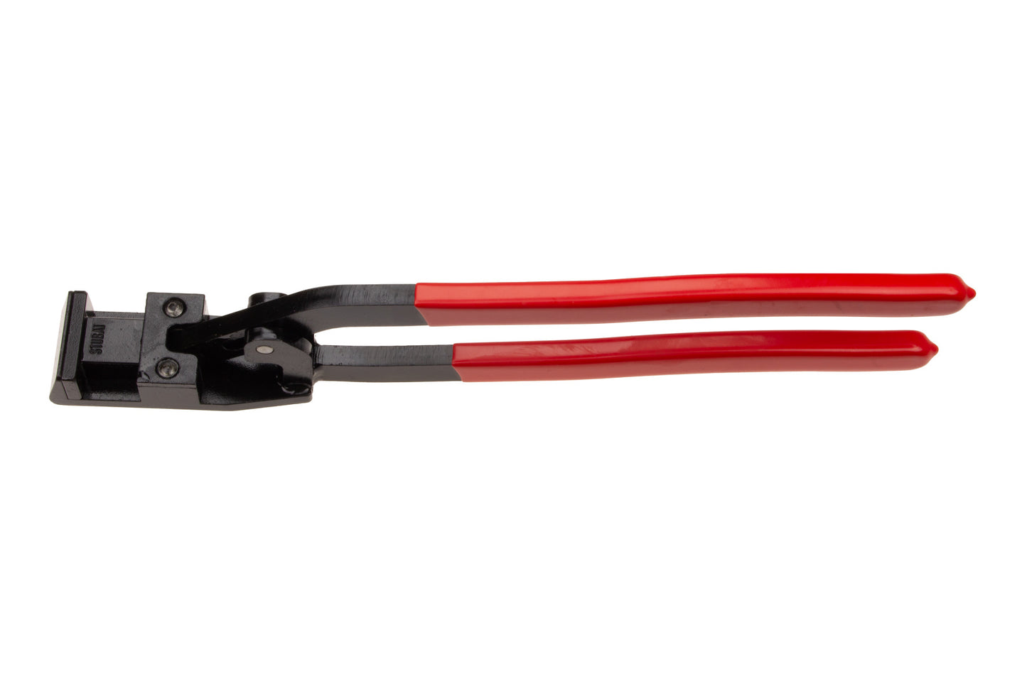 STUBAI Doppelfalzzange gerade 30 mm Arbeitsbreite 282602 | Zum Schließen von Stehfälzen | Vergütete gefräste Backen, abgerundete Kanten, ergonomische rote Schenkel | Spezialfalzzange für Dachdecker XL