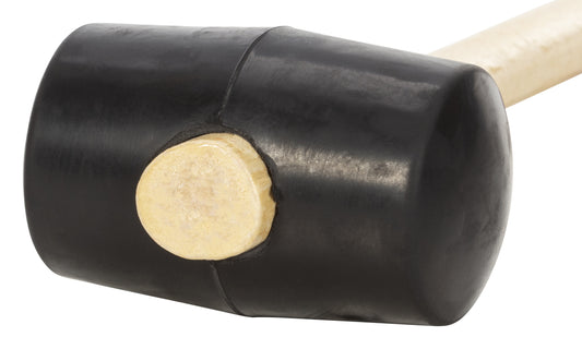 Ruthe Gummihammer 510 g Esche-Stiel, Größe 1: 55 x 90 mm,
