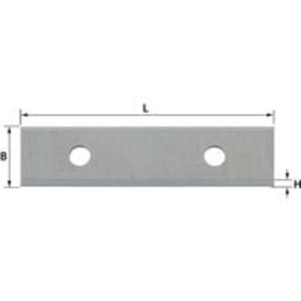 HW-Wendeplatte 4 Schneiden sehr gut geeignet für Spanplatten - 49,5x12x1,5mm a=26mm T04F 2 Stück ,gut geeignet für MDF, Hart- und Weichholz
