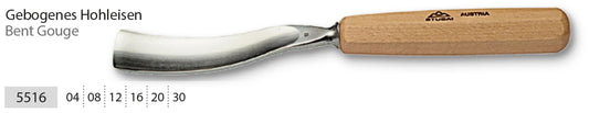 STUBAI Stechbeitel lang poliert Form 16 8 mm