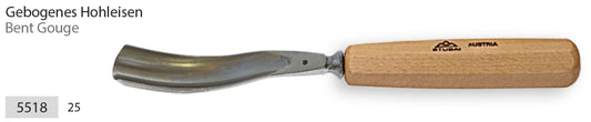 STUBAI Stechbeitel lang poliert Form 18 25 mm