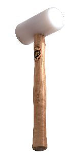 THOR Super Plastik Hammer, Rund Ø x l 70 x 123 mm, 650 g, mit Holzstiel