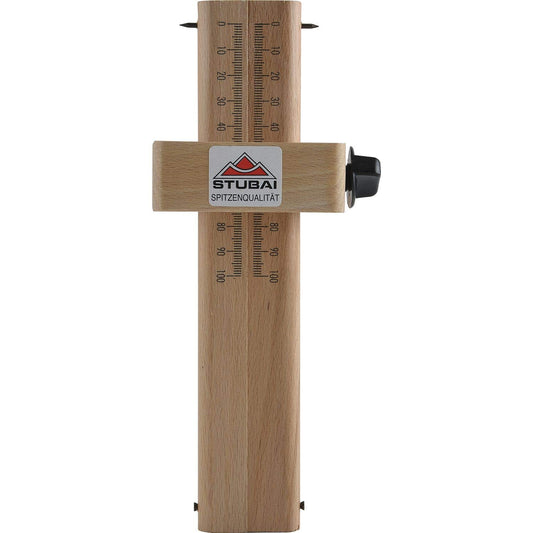 STUBAI Streichmaß doppelt mit mm-Skala – Präzisions-Parallelanreißer 150mm & 220mm aus Buchenholz – Markierwerkzeug für Tischler & Schreiner – Doppelstreichmaß mit gehärteten Nadeln – Made in Austria