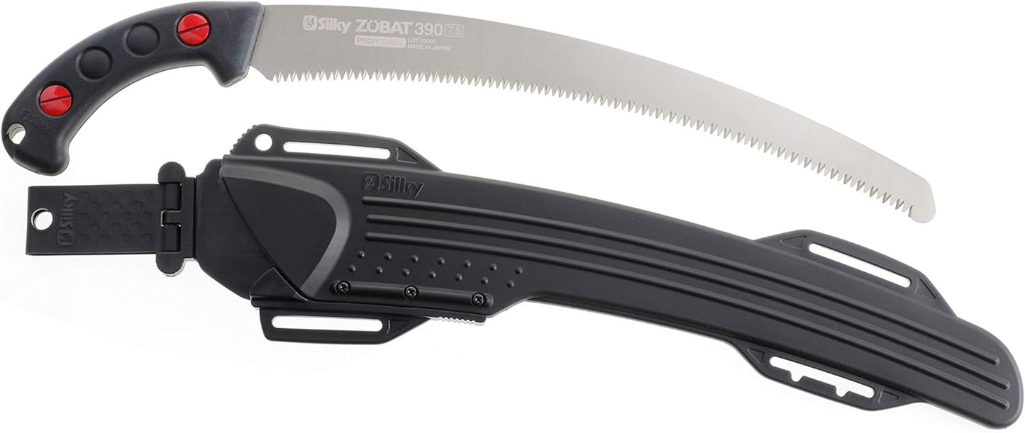 Silky Handsäge Astsäge Baumsäge Gartensäge Zübat Professional 390mm 7,5 Zähne/30mm gebogen | bestens für frisches Holz geeignet