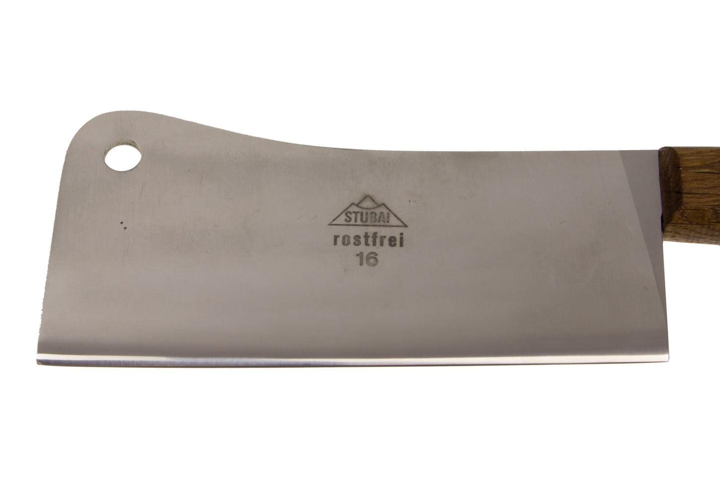 STUBAI Hackbeil 160 mm – Fleischbeil aus hochwertigem Stahl – für Metzger, Jäger, Profiköche & Grillmeister – ergonomischer Griff – zum Hacken von Knochen & Fleisch – Made in Austria