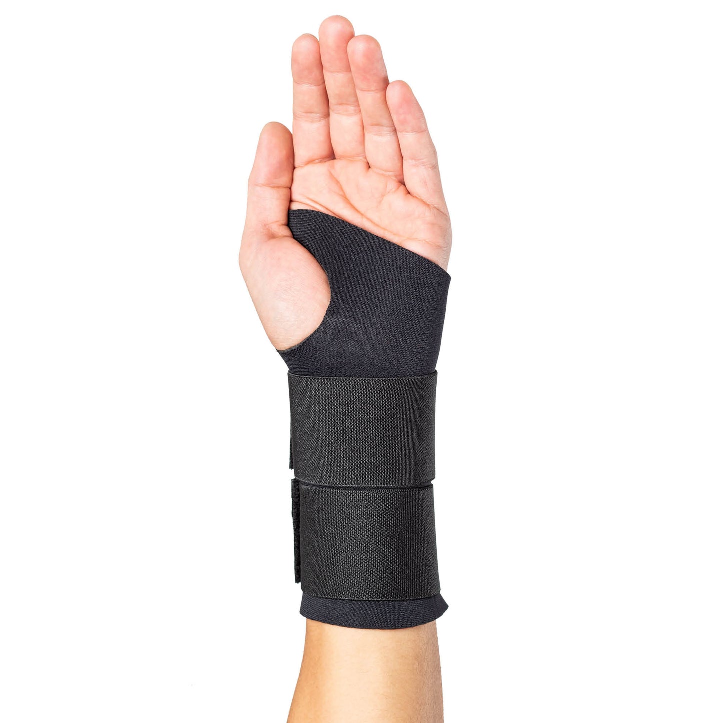 KNEETEK Daumenhandgelenkbandage L | Linkes Handgelenk | selbstwärmende Handgelenkbandage mit Daumenstütze | elastische Bandage für den Daumen und das Handgelenk zur Kompression und Führung