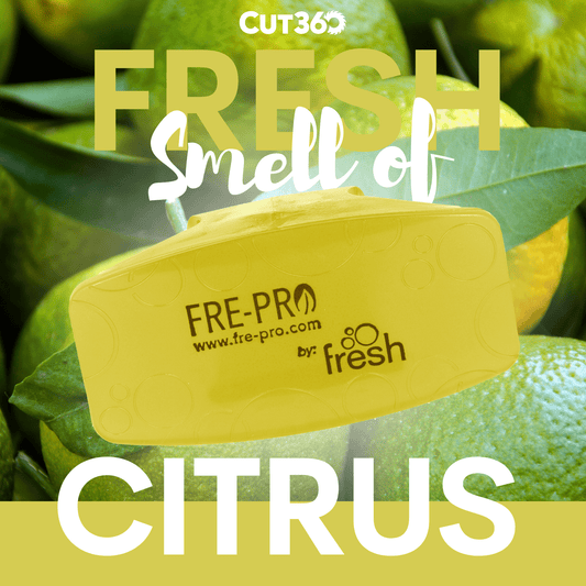 Cut360 Bowl Clip Raumduft, 12 Stk, nachhaltiger und langanhaltender Lufterfrischer Citrus mit Hygienefunktion, stillvoller Duft