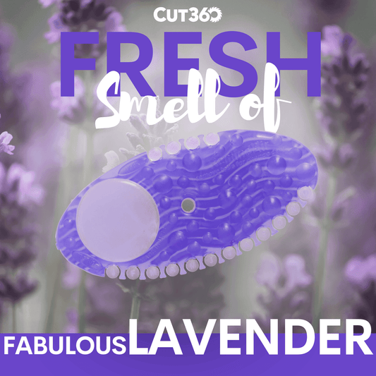 Cut360 Fresh Curve der WC Duft, 10 Stk, nachhaltiger und langanhaltender Toiletten-Duft Fabulous Lavender einfache Installation an jeder Oberfläche