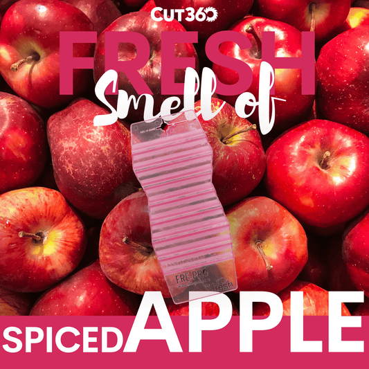 Cut360 Fresh Hang Tag Raumduft, 1 Stk, nachhaltiger und langanhaltender Lufterfrischer Spiced Apple praktischer und intensiver Raumerfrischer