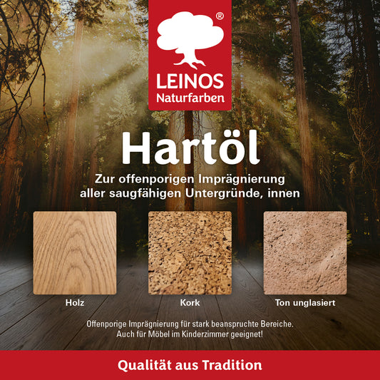 LEINOS 241 Hartöl Hell für Innen 10 l