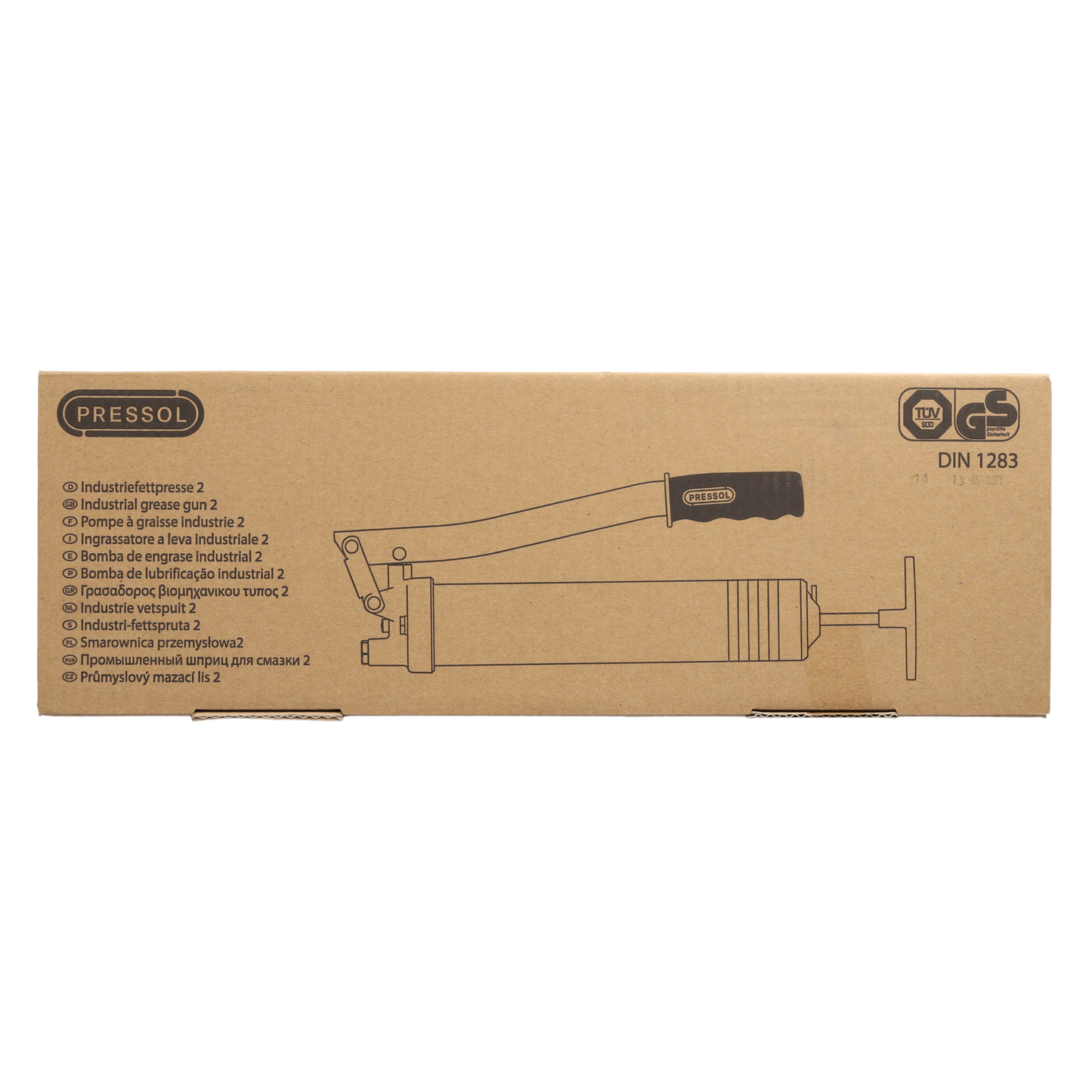 Pressol Industriefettpresse 2-HHFP, M 10 x 1-PZ-GBDR-2 x MU, Konzipiert für den rauen Einsatz, Wandstärke Fettpressenrohr: 1 mm