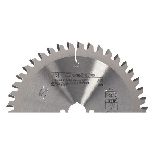 Stehle HW Parat Handkreissägeblatt 160x2,2x20mm Z=42 TR-F negativ