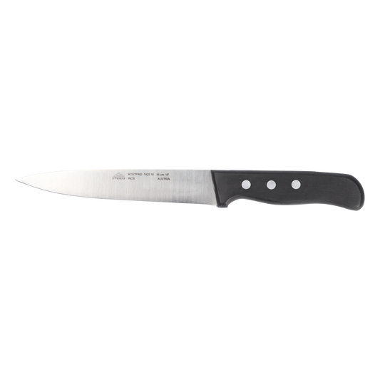 STUBAI hochwertiges Küchenmesser mit Mittelspitz | 160 mm | Kochmesser Tirol aus Edelstahl für Schneiden von Fleisch, Gemüse, Obst & Lebensmitteln, rostfrei, spülmaschinenfest