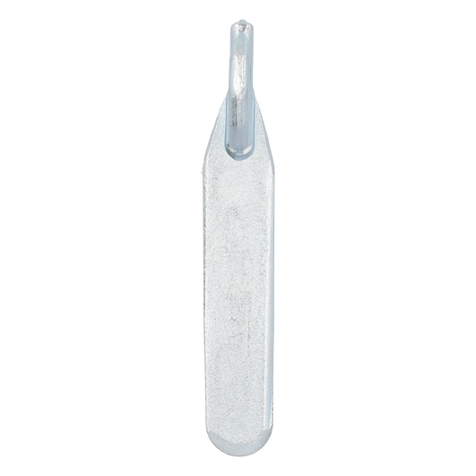 STUBAI Weichmetallhaken | Einschlaglänge 90 mm (F), 110 g | mit 90° gedrehtem Kopf, für Kletterer und Bergsteiger, Outdoor-Aktivitäten
