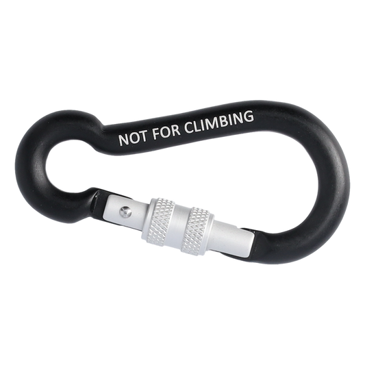 STUBAI Dwarf Fangkarabiner schwarz