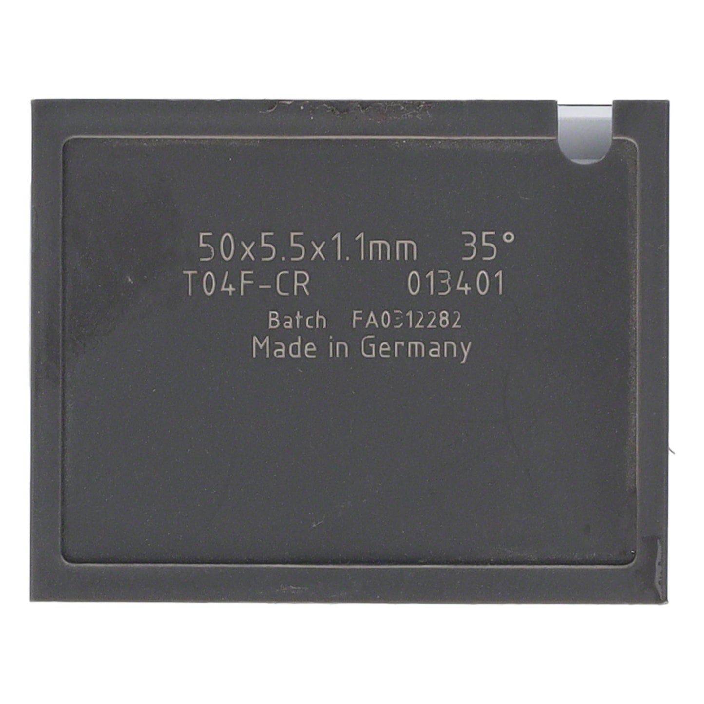 Mini-Wendeplatte 40x5,5x1,1mm T04F 2 Stück im Karton , sehr gut geeignet für Spanplatten, und gut geeignet für MDF, Hart- und Weichholz