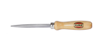 KUNZ® Ziehklingenstahl Nr. 123 rund, mit Holzheft, gehärtet, zum Aufziehen des Grats an Ziehklingen