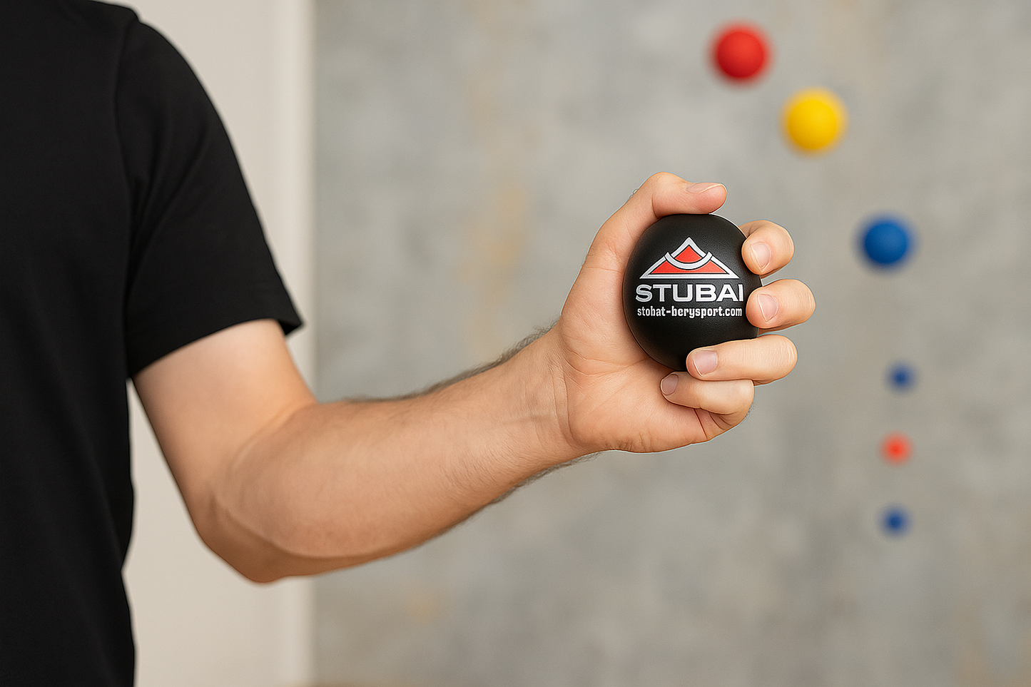 „STUBAI Flex-Balls Trainingsbälle – 3 Stück à 30 g, Durchmesser 7 cm – weiche Therapie-Bälle zur Handkräftigung & Fingerübung – Trainingshilfe für Reha, Fitness, Ergotherapie & Senioren“