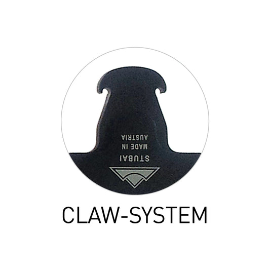 STUBAI Gurtschnalle bis 12 mm | vergütetem Aluminium mit schwarzer Eloxierung | CLICK FIX FLEX 2.0 MINI | verhindert Öffnen unter Last | Profiqualität Made in Austria