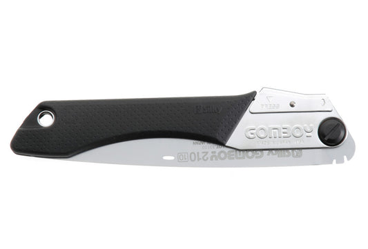 JAPANISCHE KLAPPSÄGE SILKY GOMBOY 210 | 10 Zähne pro Zoll – Hochwertige Klappsäge mit 210 mm Blattlänge auf Zug arbeitende Säge. Ideal für Outdoor-Abenteuer, Gartenarbeit, Bushcraft, Camping