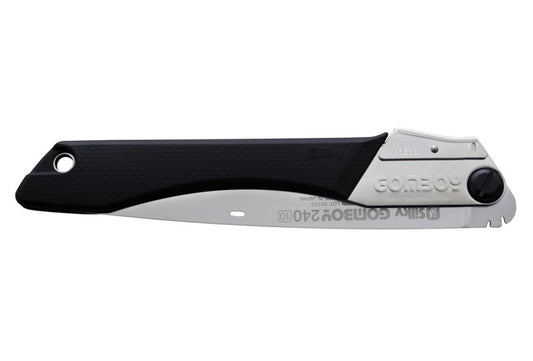 SILKY Gomboy 240 Klappsäge | Medium 10 Z/30 mm | 240 mm Zugsägeblatt aus Premium Japanese Steel | kompakt & leicht | präzise Schnitte | Outdoor, Camping, Handwerk