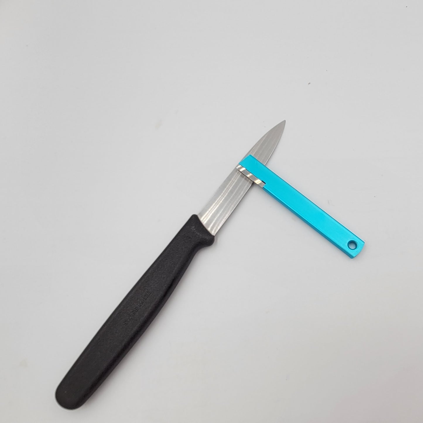 istor - Mini swiss sharpener - Schärfer Farbe blau , Schleifer/Schärfer ideales schärfen für Garten und Hof und Werkstatt ,Messer und Scheren