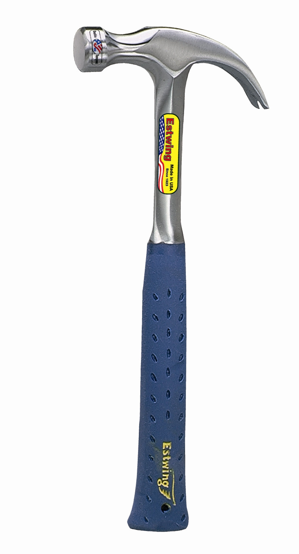 ESTWING Klauenhammer mit Vinylgriff, gekröpft, Ø30mm 615g, geraute Bahn
