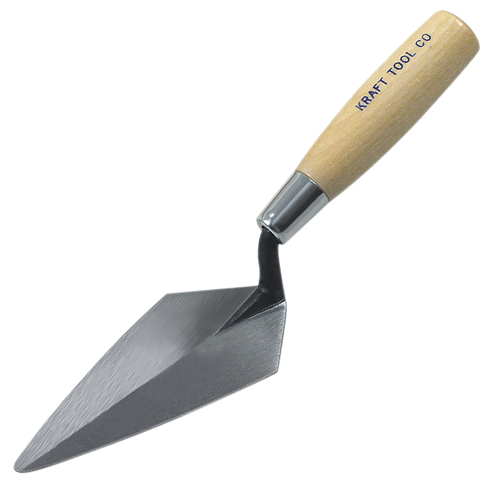 KRAFT TOOL Archäologie Spitzkelle mit Holzgriff, 125 x 65 mm