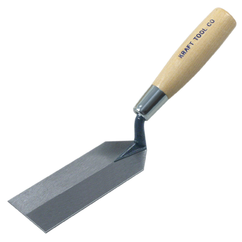 KRAFT TOOL Archäologie Spachtelkelle mit Holzgriff, 125 x 50 mm