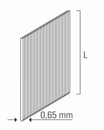 KM Reich Pins 0,65 20 BR - 20000 Stück