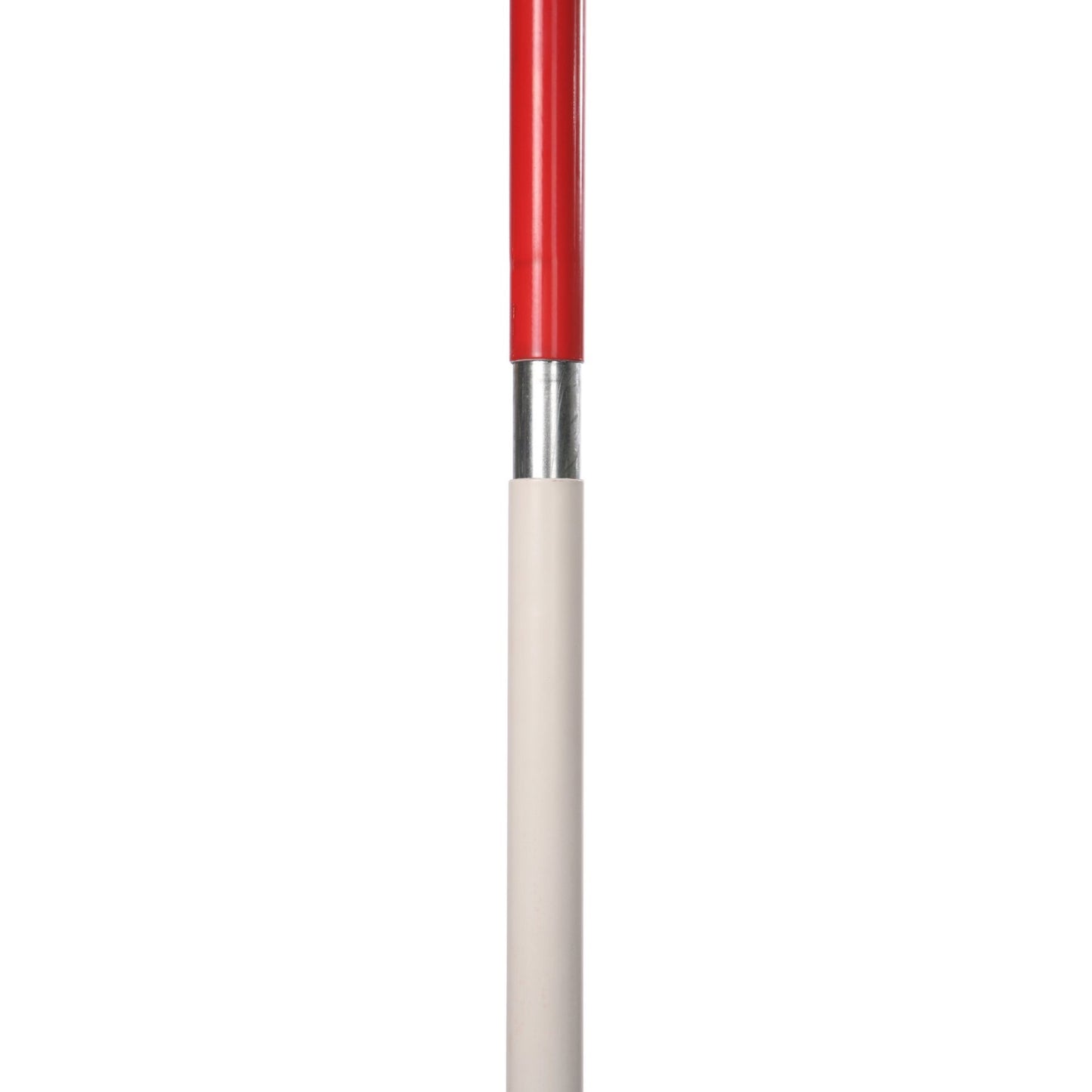 NESTLE Stahlfluchtstab-Set 12 Stück | 2,16 m Länge, zerlegbar, Ø 27 mm | robuste runde Rohrspitze, PVC-ummantelt, rot/weiß & weiß/rot sortiert | Qualität Made in Germany für Bau & Vermessung | NESTLE