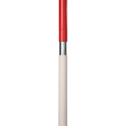 NESTLE Stahlfluchtstab-Set 12 Stück | 2,16 m Länge, zerlegbar, Ø 27 mm | robuste runde Rohrspitze, PVC-ummantelt, rot/weiß & weiß/rot sortiert | Qualität Made in Germany für Bau & Vermessung | NESTLE