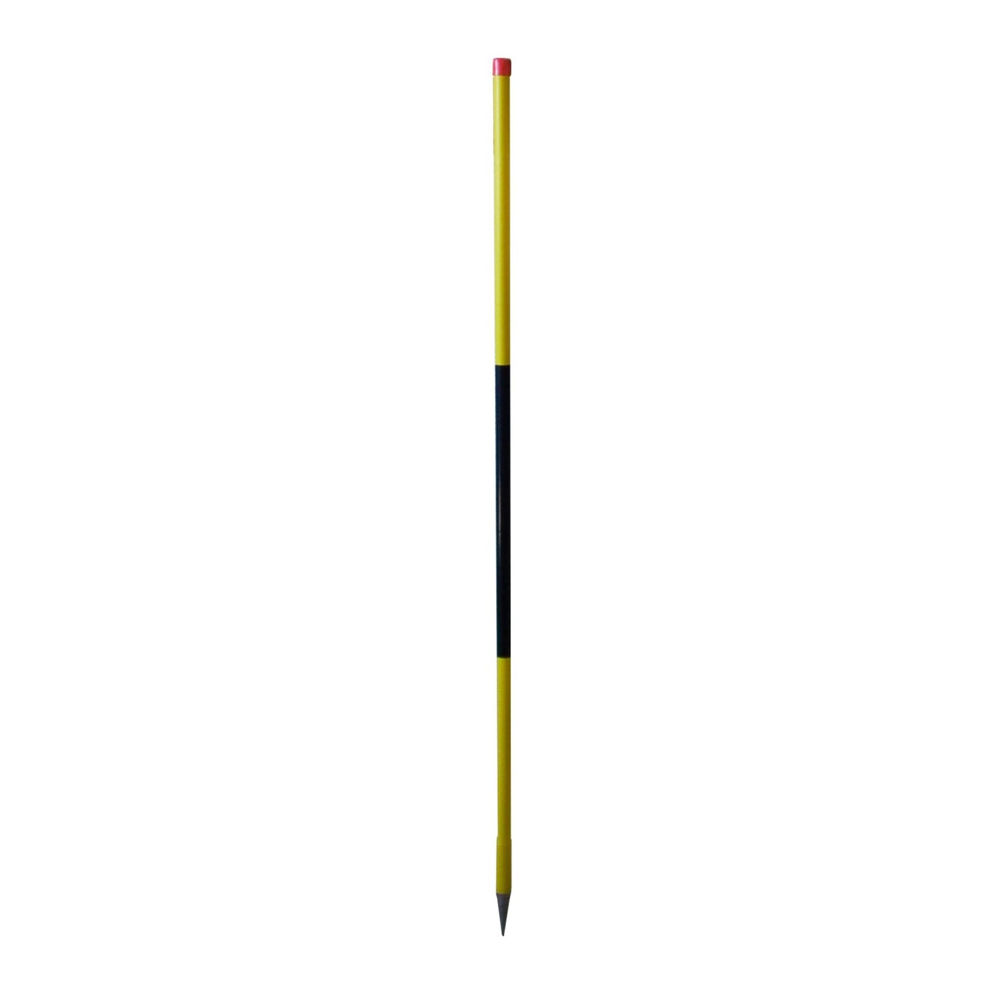 NESTLE Schneeleitstab aus Stahlrohr, 150 cm, gelb/schwarz, 12 Stück im Set