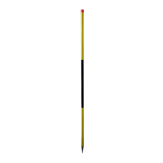 NESTLE Schneeleitstab aus Stahlrohr, 150 cm, gelb/schwarz, 12 Stück im Set