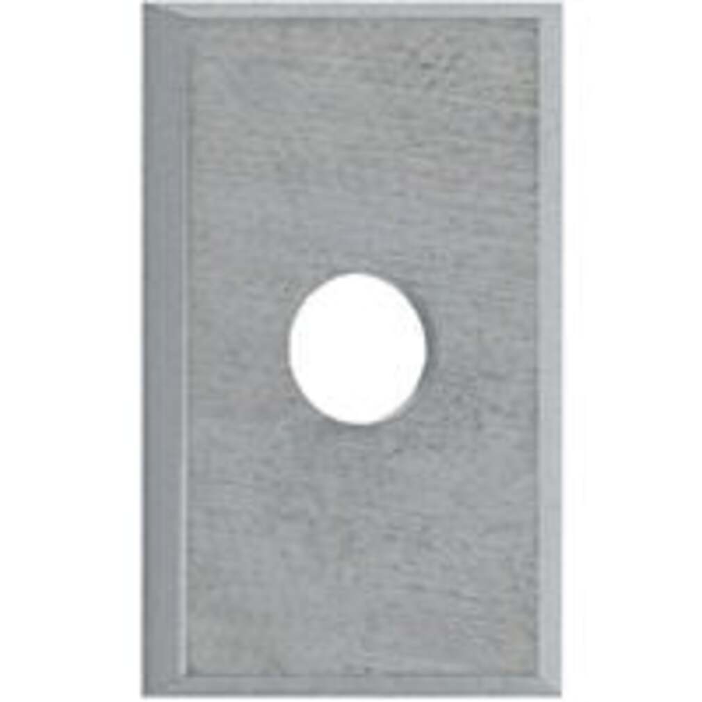 HM Wendeplatte T04F vierschneidig mit vier scharfen Schneidkanten, 19,5x12x1,5 mm, 50 Stück, für Spanplatten, MDF, Hart- und Weichholz, universal einsetzbar, Güteklasse T04F, Hartmetall