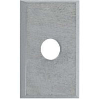 HM Wendeplatte T04F vierschneidig mit vier scharfen Schneidkanten, 19,5x12x1,5 mm, 4 Stück, für Spanplatten, MDF, Hart- und Weichholz, universal einsetzbar, Güteklasse T04F, Hartmetall