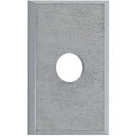 HM Wendeplatte T04F vierschneidig mit vier scharfen Schneidkanten, 19,5x12x1,5 mm, 4 Stück, für Spanplatten, MDF, Hart- und Weichholz, universal einsetzbar, Güteklasse T04F, Hartmetall