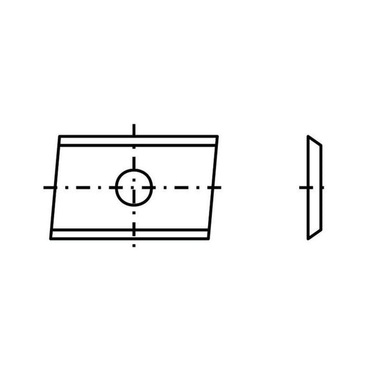 Spezial-Wendeplatte 32 - 20x12x1,5mm T04F 4 St.