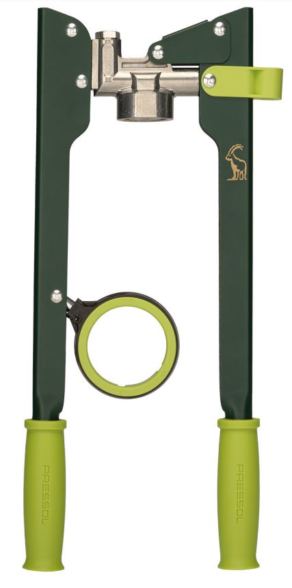 Pressol Multikartuschen-Fettpresse ZHFP-M 10 x 1-PZ-MU  Robuste, manuelle Fettpresse für 400 g Kartuschen oder loses Fett, mit ergonomischem Griff, max. 400 bar Druck, ideal für Werkstatt und Industrie