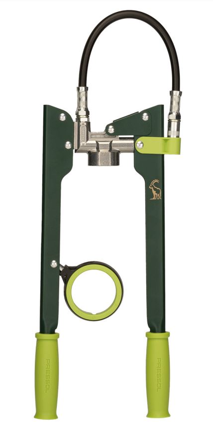 Pressol Multikartuschen-Fettpresse ZHFP-M 10 x 1-PZ-MU  Robuste, manuelle Fettpresse für 400 g Kartuschen oder loses Fett, mit ergonomischem Griff, max. 400 bar Druck, ideal für Werkstatt und Industrie