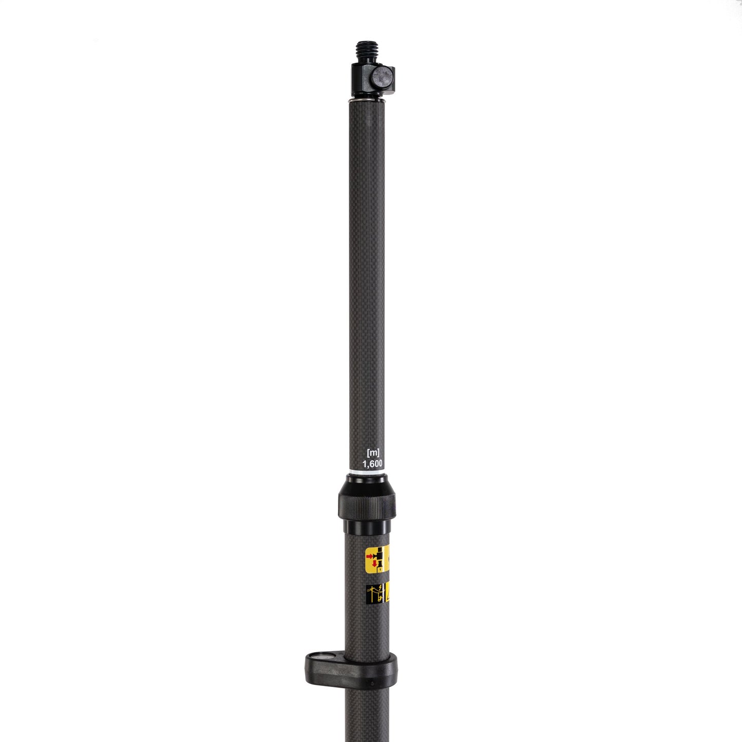 NESTLE GNSS Stab Karbon PG-9 / 3-fach rastbar / Ouick-out