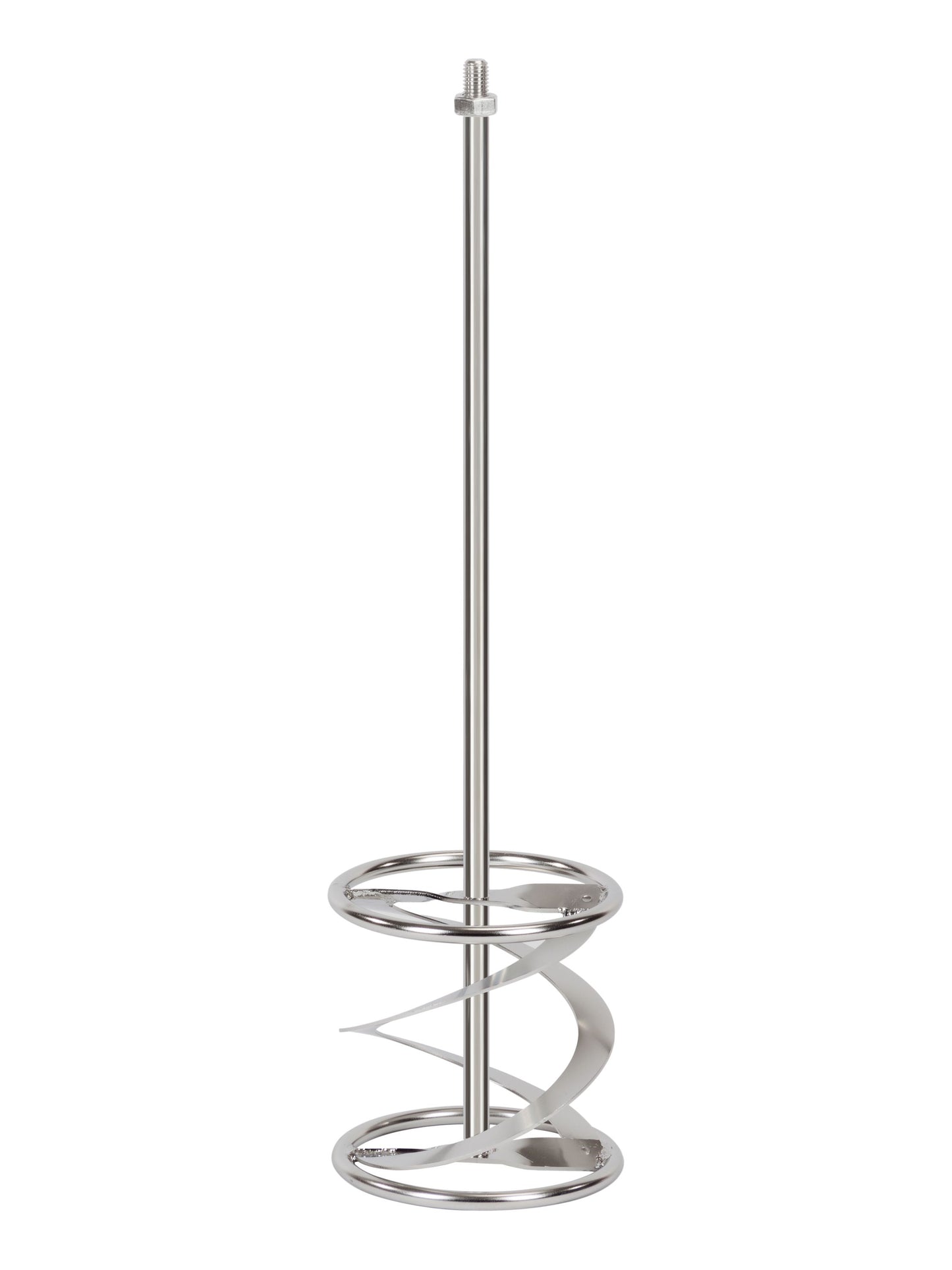 epi Edelstahlrührer MR 4 lebensmittelecht 160 mm V2A Edelstahl M14 x 2,0 600 mm 2 Ringe rechtsgewendelt für Seife Kosmetik Teige und zähe Materialien Profi Qualität für Labor Chemie Anwendungen