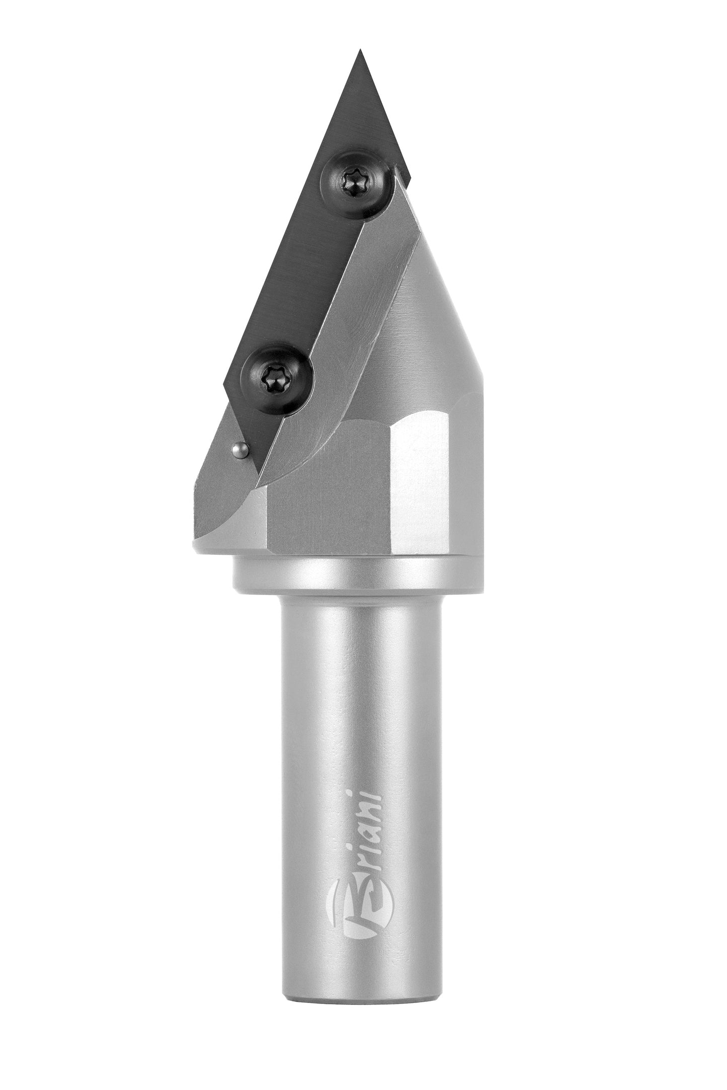 Vnut, Fase und Foldingfräser mit Wendemesser aus Hartmetall, Rechtslauf, Schneide 1, Arbeitslänge 19 mm, Gesamtlänge 77 mm, Schaft 12 x 40 mm, Ø 38 mm