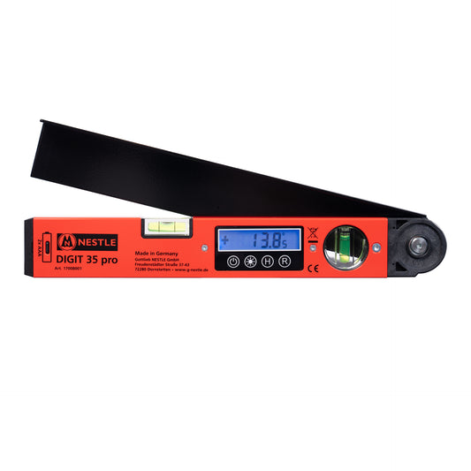 NESTLE DIGIT 35 pro - Digitaler Winkel- & Neigungsmesser & Wasserwaage